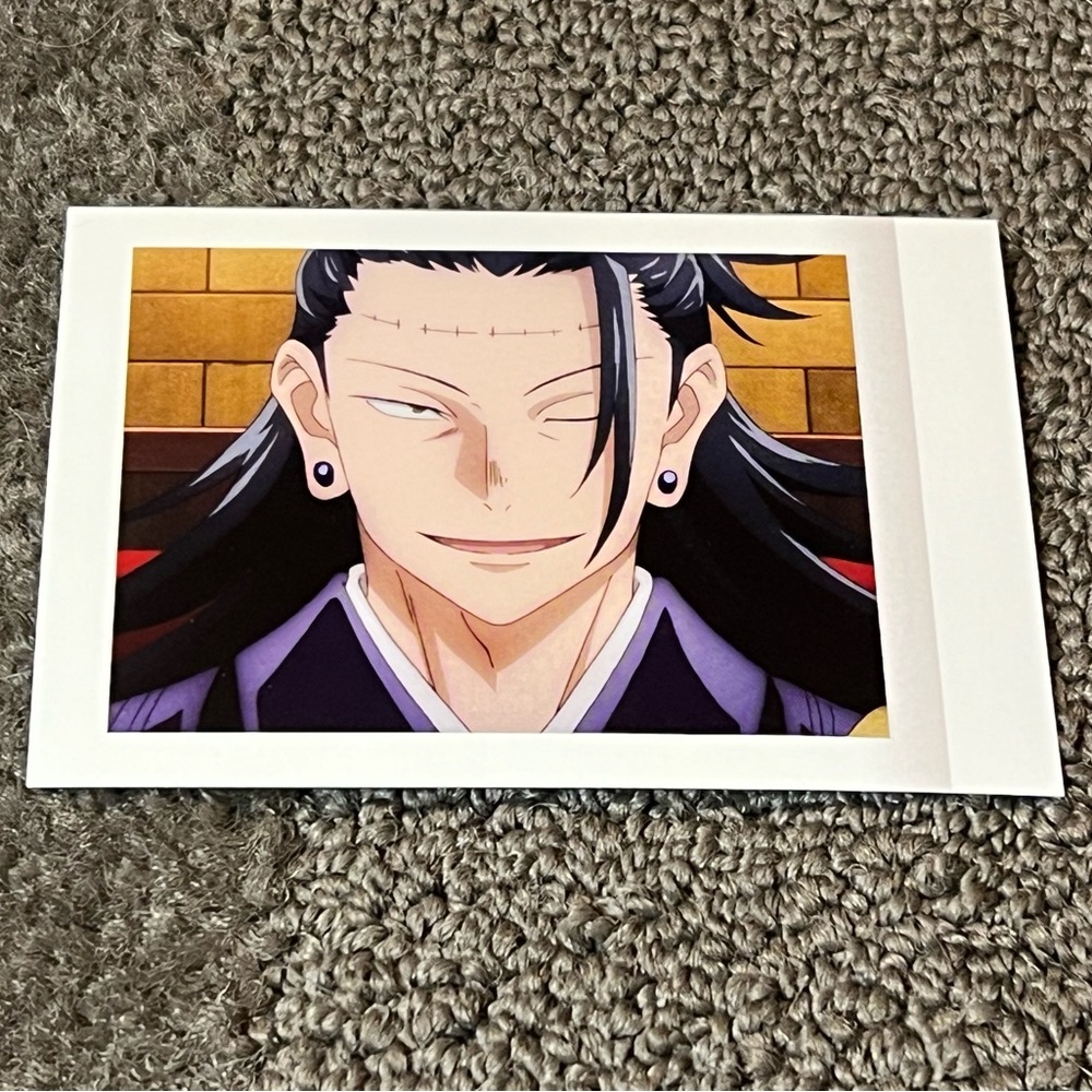 Geto Suguru Jujutsu Kaisen / JJK / Sorcery Fight Polaroid Trading Card Anime
